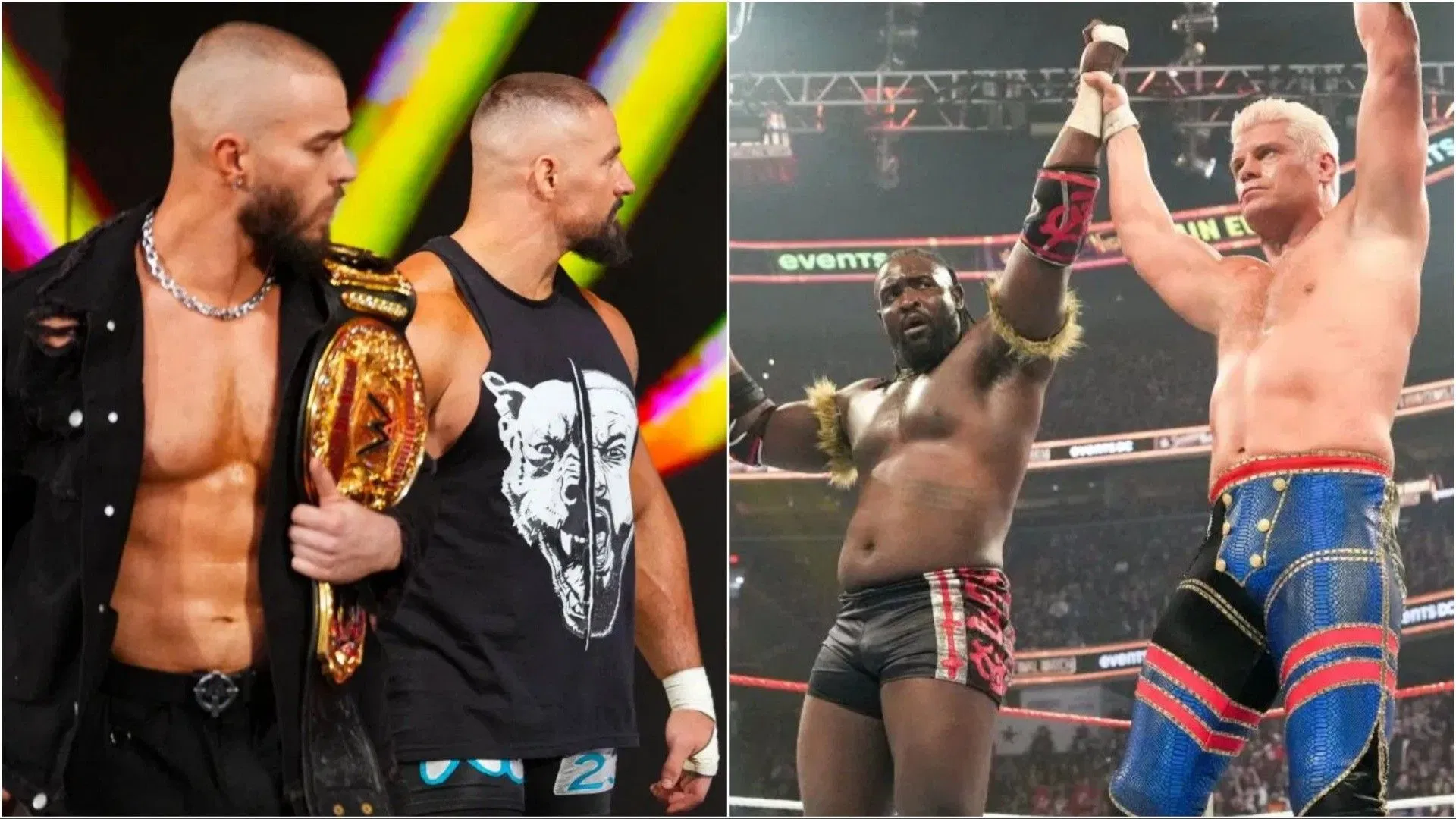 Cody Rhodes dhe Oba Femi fitojnë ndeshjen për titujt Tag Team ndaj The Vision pas WWE SmackDown